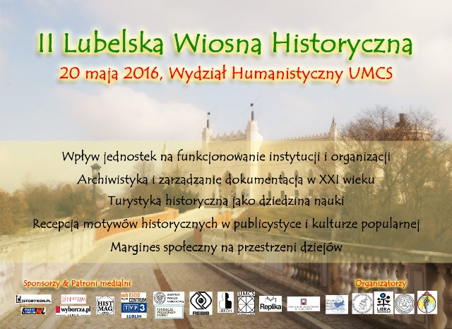 II Lubelska Wiosna Historyczna - zaproszenie