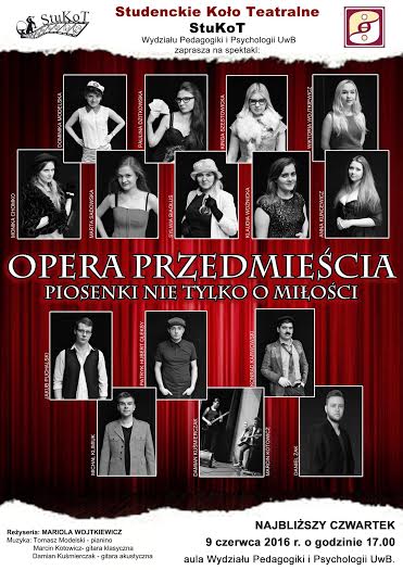 "Opera przedmiecia" z okazji 5. urodzin kulturoznawstwa na UwB