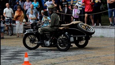 Zabytkowe motocykle gościły w Nałęczowie - ZDJĘCIA i FILM